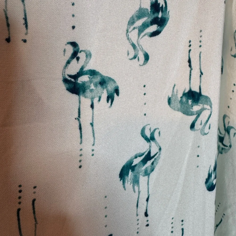 Sonoma White and Blue Flamingo Camisole - Picture 4 of 5